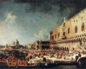 卡纳莱托 : Arrival of the French Ambassador in Venice